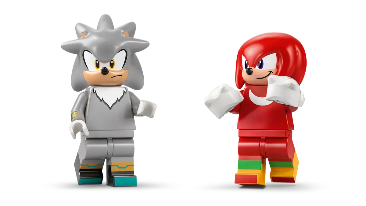 Lego Sonic The Hedgehog - Silver's Car vs. Knuckles' Monster Truck 77118