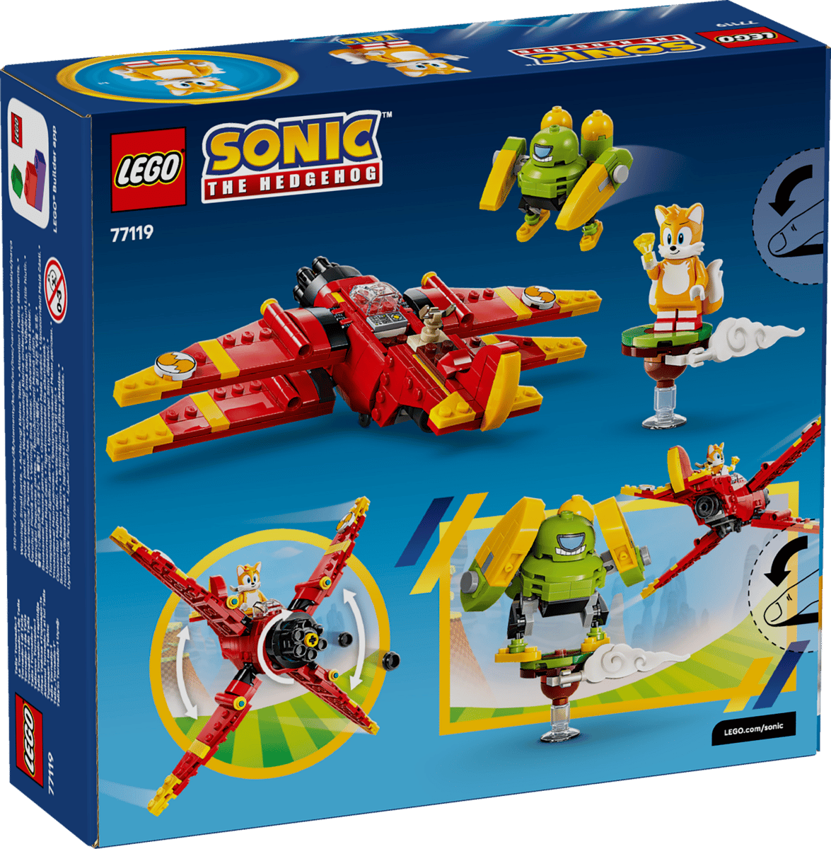 Lego Sonic The Hedgehog - Tail's Tornado-1 77119
