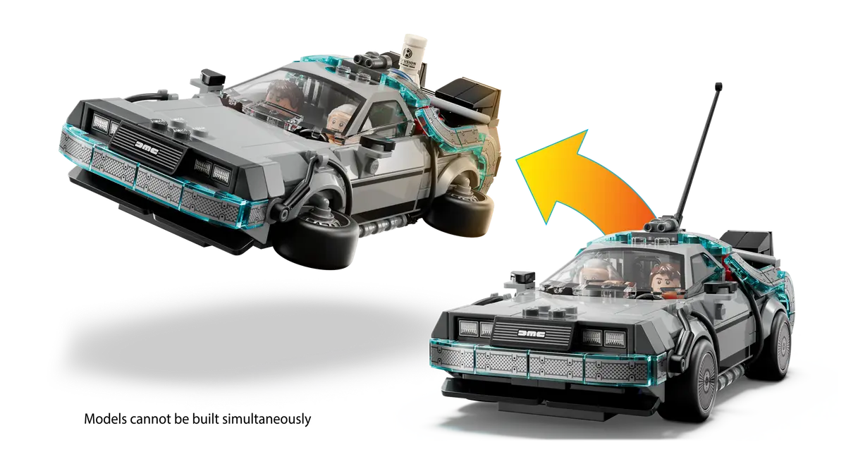 Lego Speed Champions - Time Machine From Back To The Future 77256