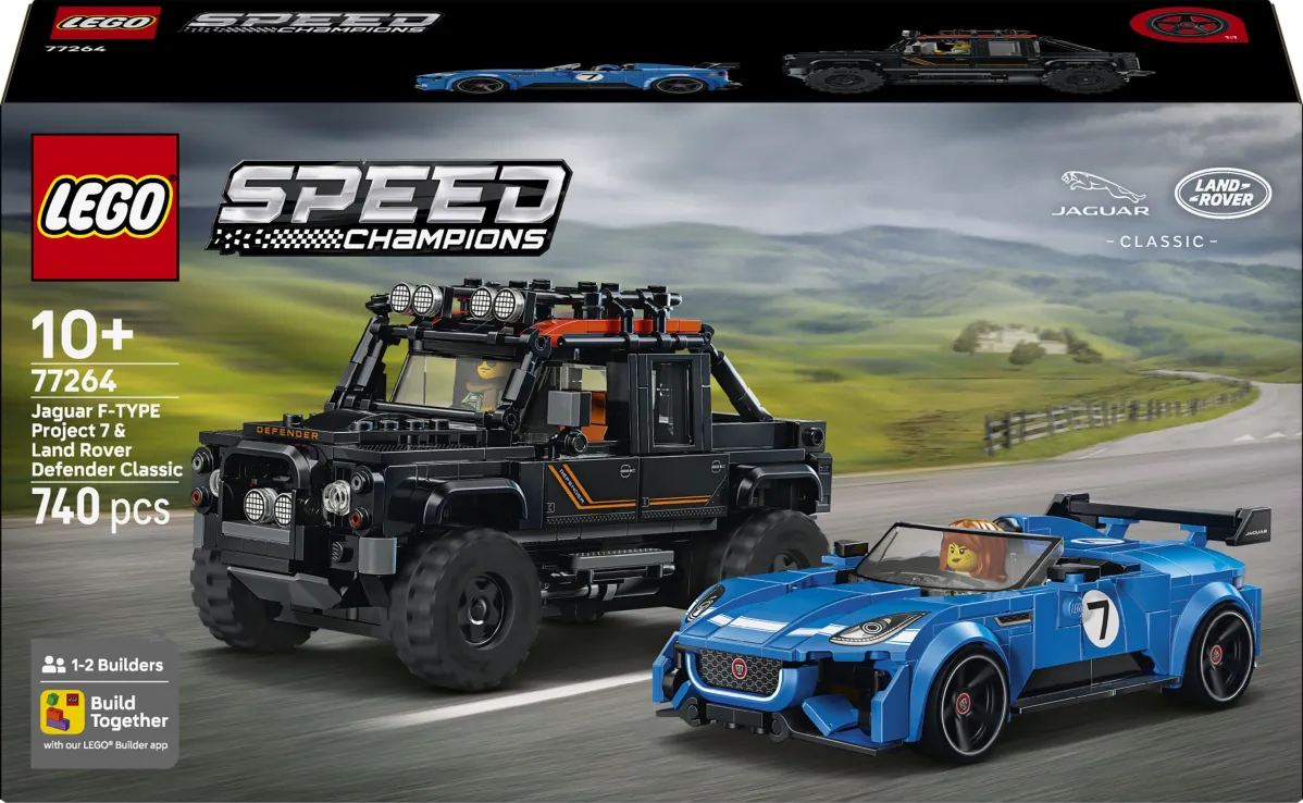 Lego Speed Champions - Jaguar Project 7 & Land Rover Defender 77264