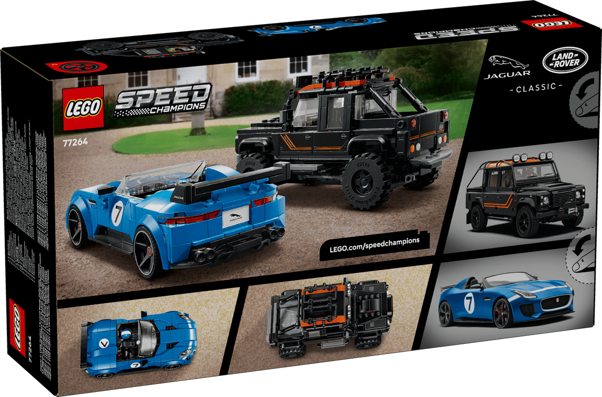 Lego Speed Champions - Jaguar Project 7 & Land Rover Defender 77264