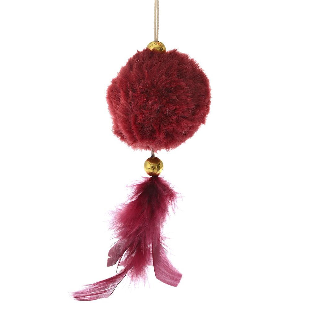 Iliadis - Υφασμάτινη Μπάλα Με Φτερά, Μπορντώ 6x6x12εκ 79468