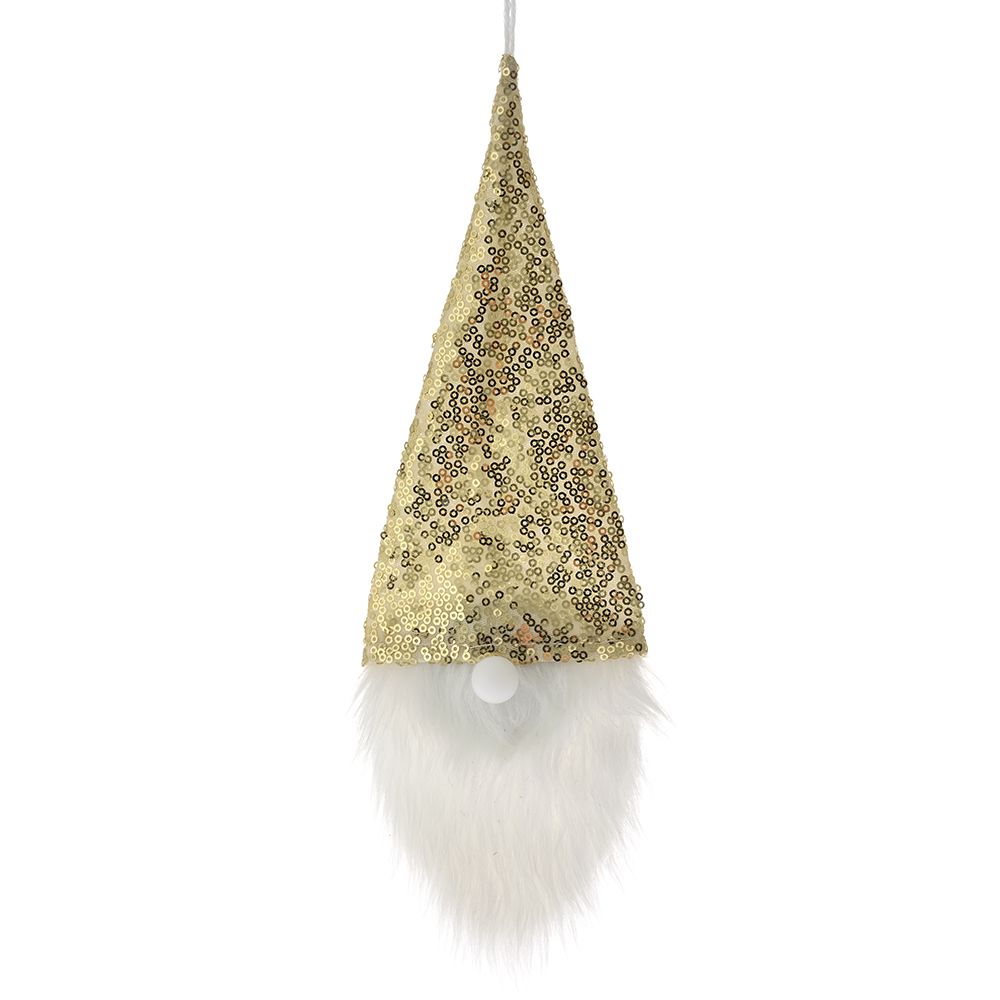 Iliadis - Κρεμαστός Φωτιζόμενος Υφασμάτινος Νάνος, Χρυσός 11x31εκ 79514