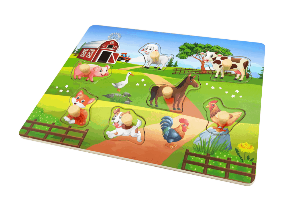 Remoundo - Puzzle Με Μικρά Σφηνώματα, Ζώα Της Φάρμας 7 Pcs 8088-3 Remoundo - Puzzle Με Μικρά Σφηνώματα, Ζώα Της Φάρμας 7 Pcs 8088-3