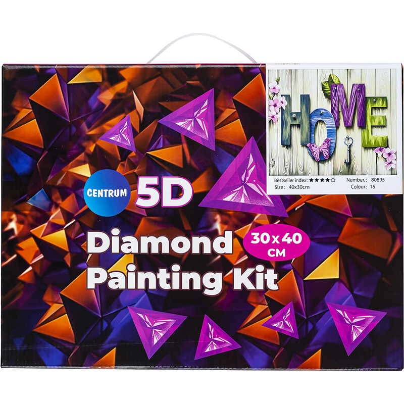 Centrum - 5D Diamond Mosaic KIT "Home" 30x40cm 80895