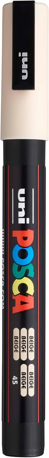 Uniball - Μαρκαδοράκι Posca PC-3M 0.9-1.3 mm, Beige (45) 812368