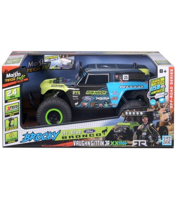 Maisto - Τηλεκατευθυνόμενο Αυτοκίνητο, Off Road Serie, Brocky Ford Bronco 81605