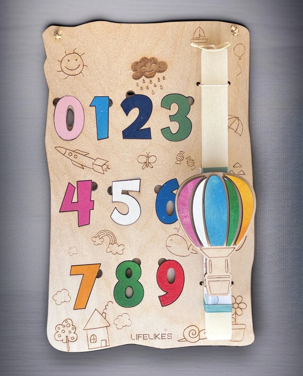 Life Likes - Λαμπάδα Montessori Παζλ Αριθμοί 8168