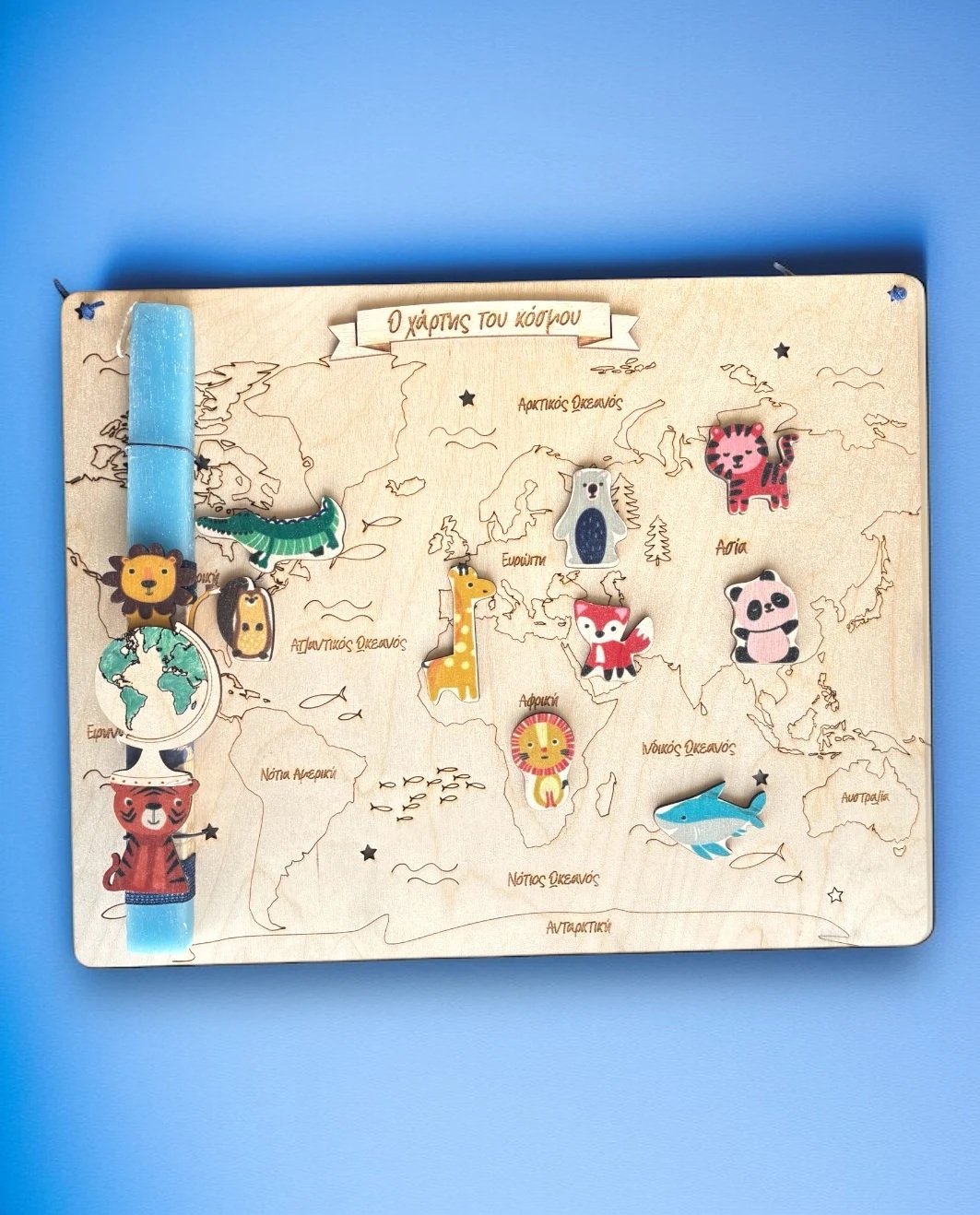 Life Likes - Λαμπάδα Χάρτης Του Κόσμου 8185