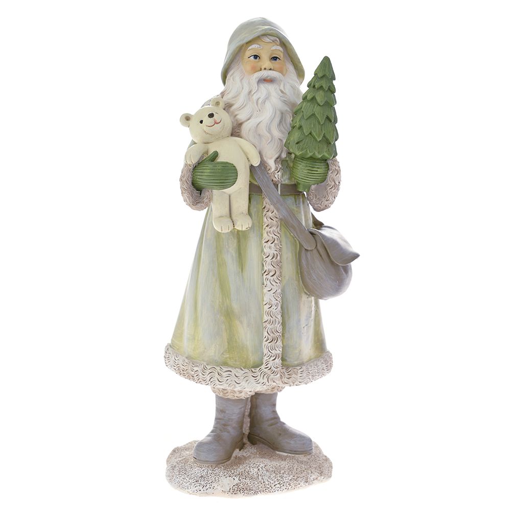 Iliadis - Πράσινος Πολυρέζιν Αι Βασίλης Με Αρκουδάκι 11x9x26εκ 81911