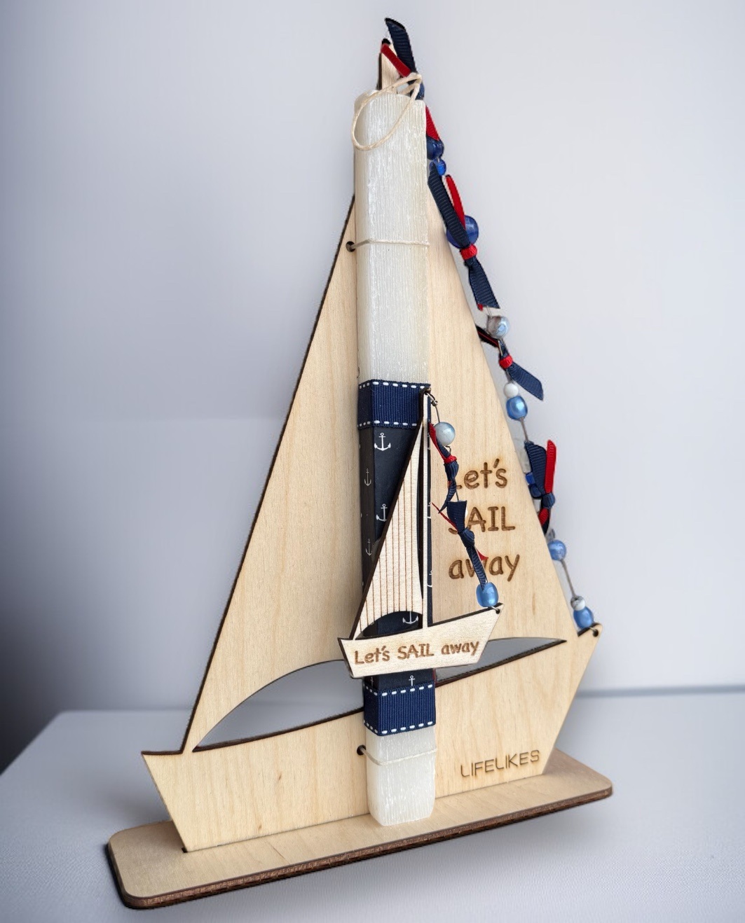 Life Likes - Λαμπάδα Ιστιοπλοϊκό 8196