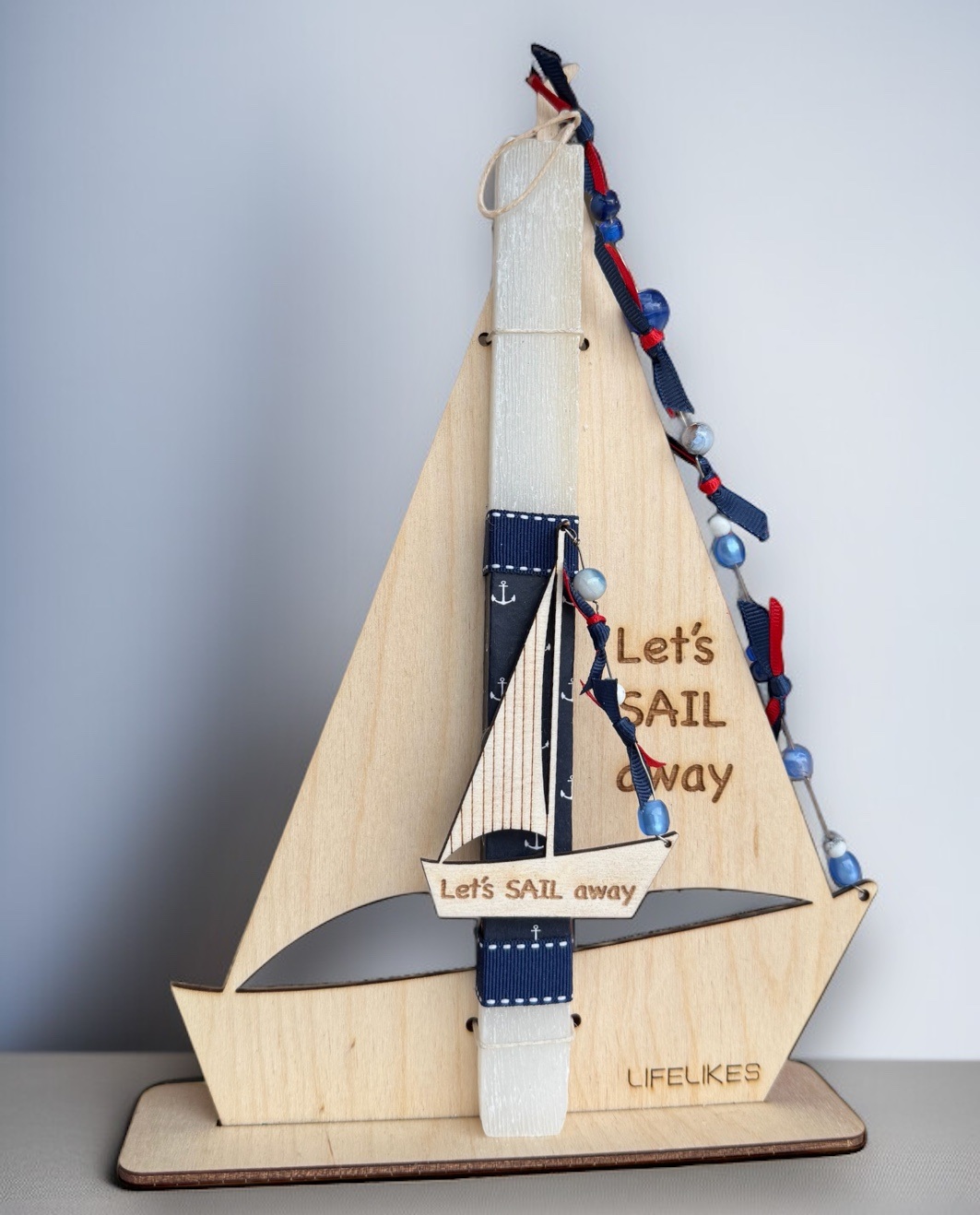 Life Likes - Λαμπάδα Ιστιοπλοϊκό 8196