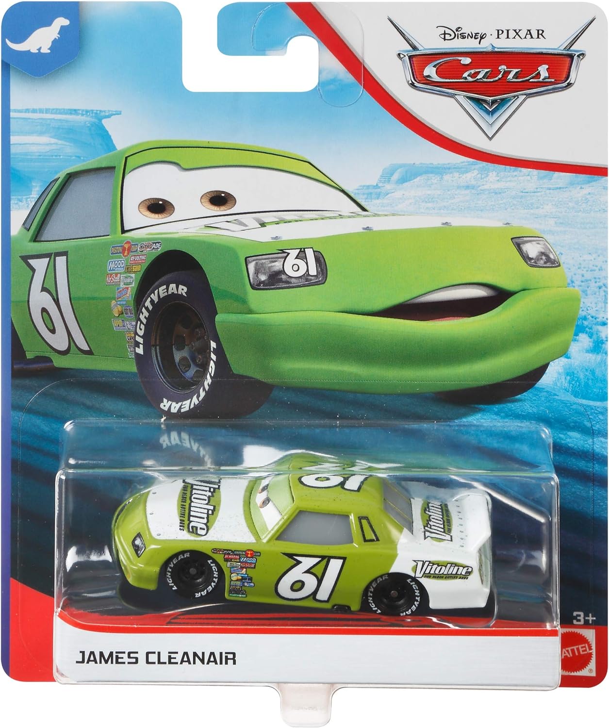 Mattel Cars - Αυτοκινητάκι, James Cleanair GBY04 (DXV29)