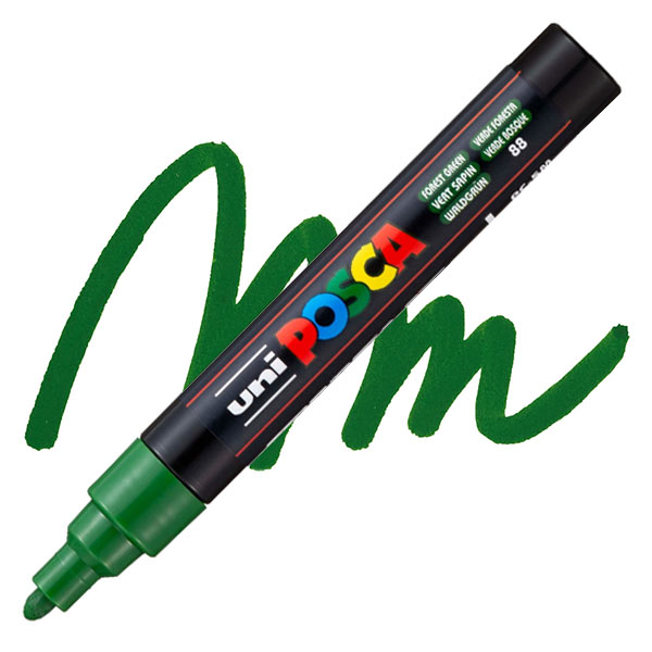 Uniball - Μαρκαδοράκι Posca PC-5M 1.8-2.5 mm, Forest Green (88) 916179