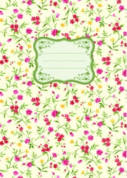 For You - Σημειωματάριο Ριγέ B6 11,5x16,5 64 Φύλλα, Flowers 84011