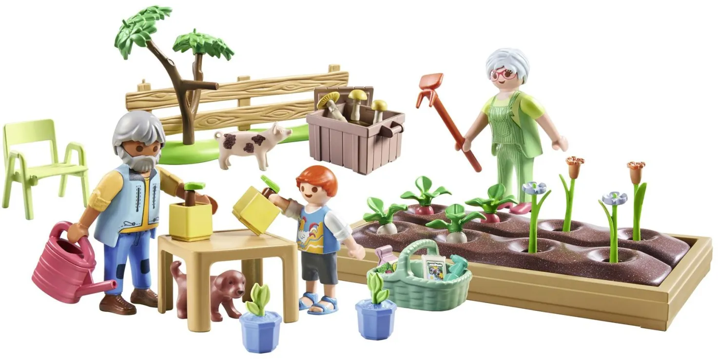 Playmobil Country - Ο Λαχανόκηπος Του Παππού Και Της Γιαγιάς 71443