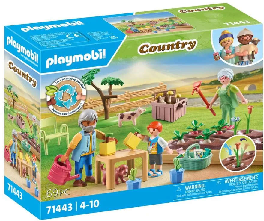 Playmobil Country - Ο Λαχανόκηπος Του Παππού Και Της Γιαγιάς 71443