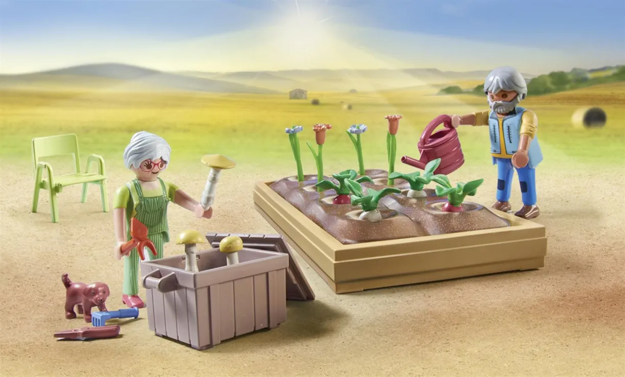 Playmobil Country - Ο Λαχανόκηπος Του Παππού Και Της Γιαγιάς 71443