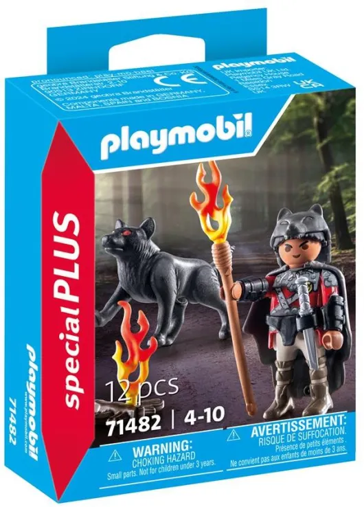 Playmobil Special Plus - Πολεμιστής Με Λύκο 71482