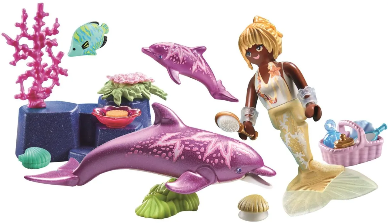 Playmobil Princess Magic - Γοργόνα Με Δελφίνια 71501