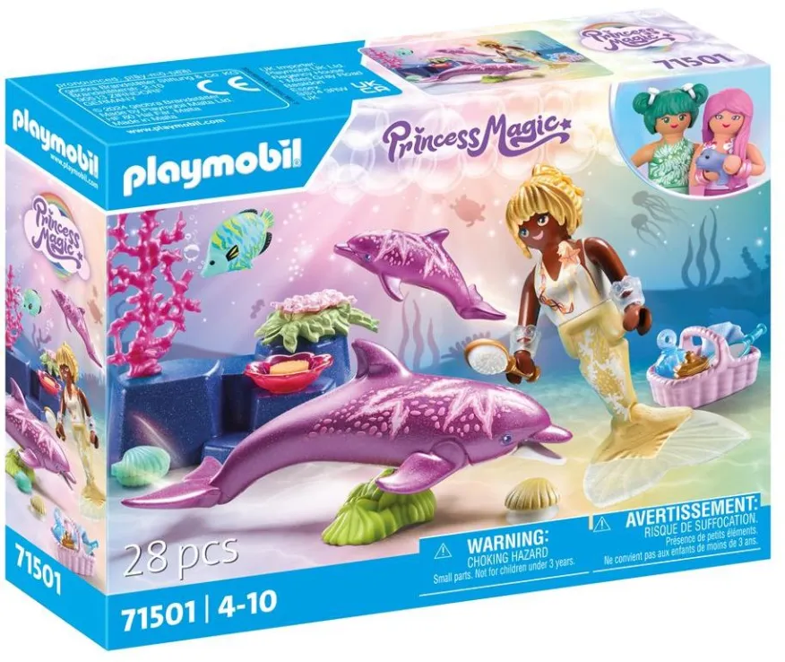 Playmobil Princess Magic - Γοργόνα Με Δελφίνια 71501