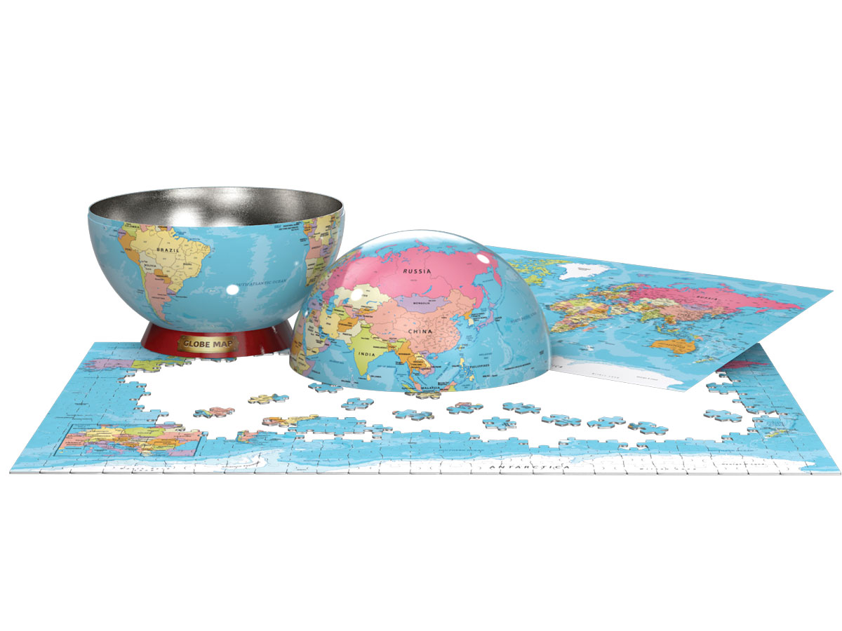 Eurographics - Map of the World Tin 8551-5863 Eurographics - Map of the World Tin 8551-5863