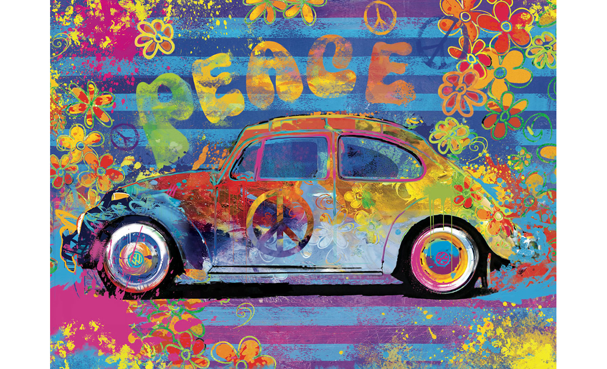 Eurographics - VW Beetle Splash Tin 8551-6026 Eurographics - VW Beetle Splash Tin 8551-6026