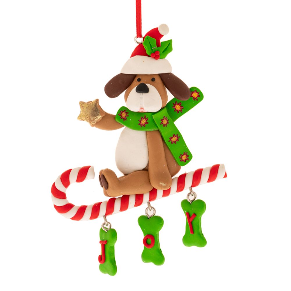 Iliadis - Κρεμαστό Στολίδι, Σκυλάκι Σε Ζαχαρωτό, Καφέ 9x10.5εκ 86137