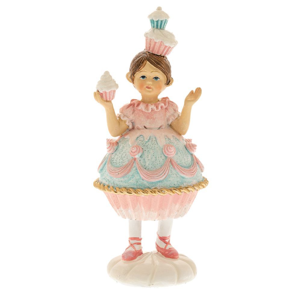 Iliadis - Ροζ Πολυρέζιν Κορίτσι 7x7x16.5εκ 86638