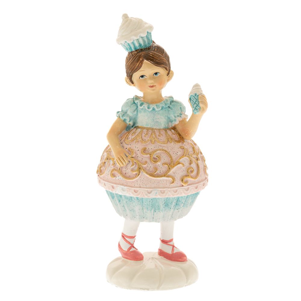 Iliadis - Γαλάζιο Πολυρέζιν Κορίτσι Cupcake 6.5x6.5x16εκ 86639