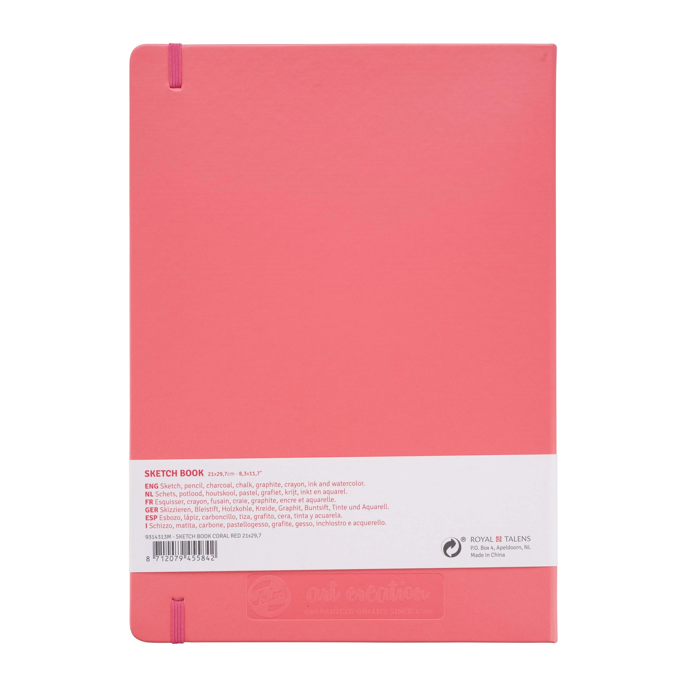 Royal Talens - Σημειωματάριο Sketchbook Art Creation Coral Red 21x29,7 εκ 80 Φύλλα 9314313M