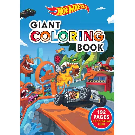 Giant Colouring Book - Hot Wheels