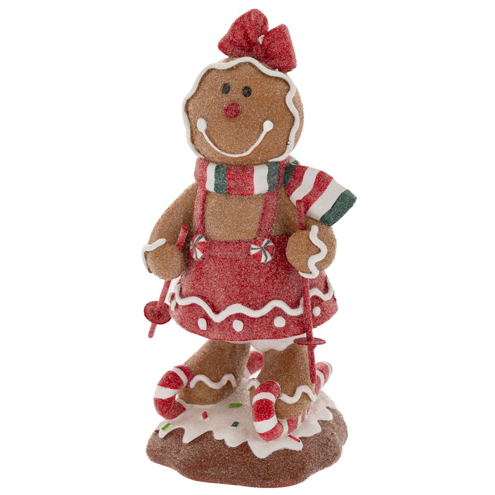 Iliadis - Κόκκινο Πολυρέζιν Gingerbread Κορίτσι 11x11x22εκ 87197