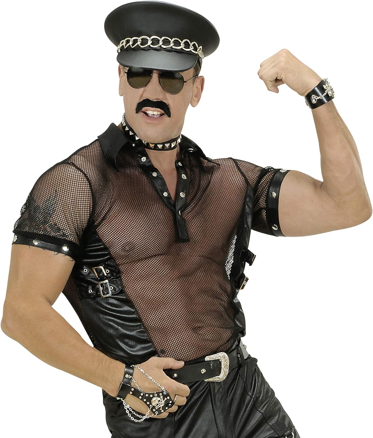 Widmann - Αποκριάτικη στολή, Μπλούζα Δίχτυ Δερματίνη 88823