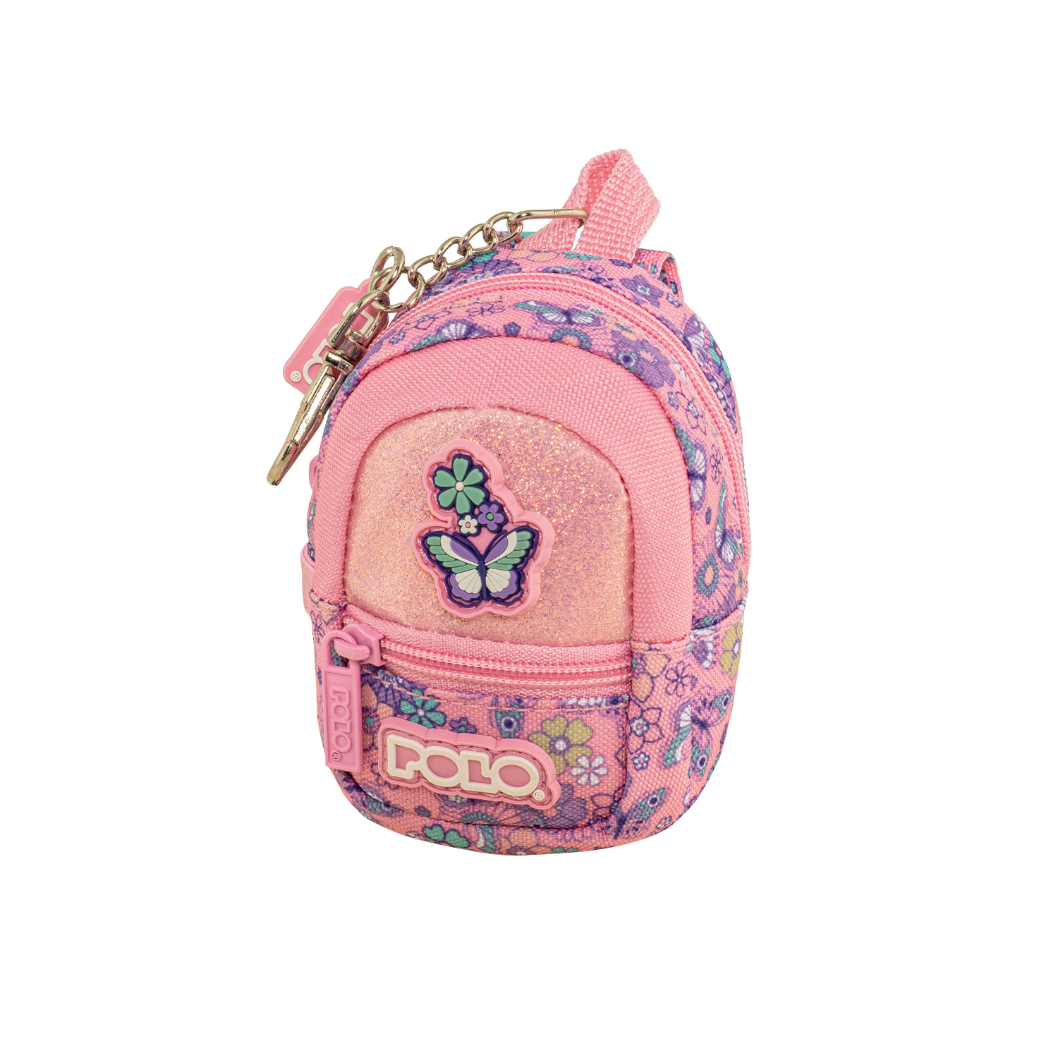 Polo - Μπρελόκ Clip & Zip, Μίνι Σακίδιο, Butterfly 9-27-006-8462