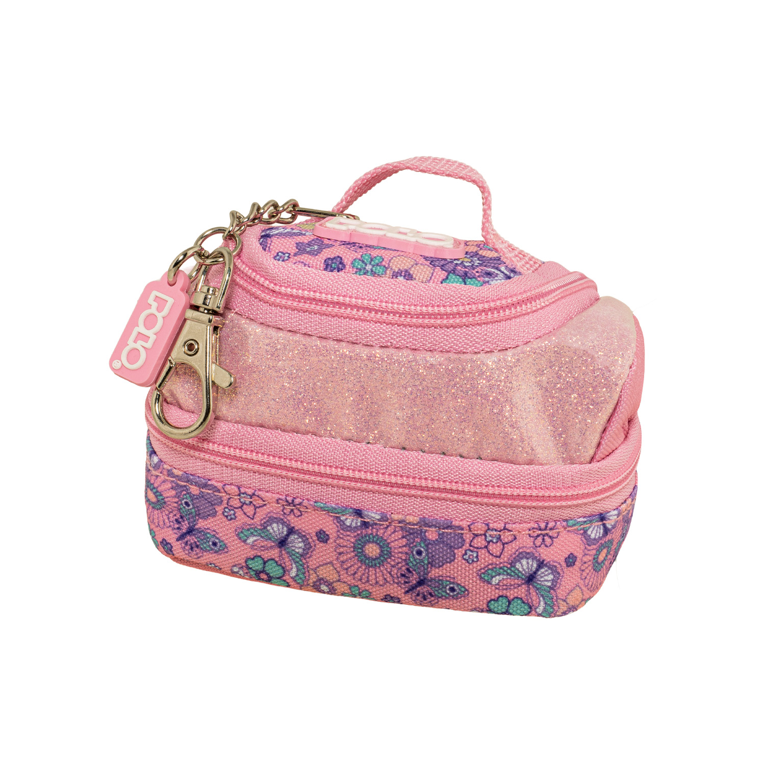 Polo - Μπρελόκ Clip & Zip, Μίνι Τσάντα Ταξιδιού, Butterfly 9-27-006-8464