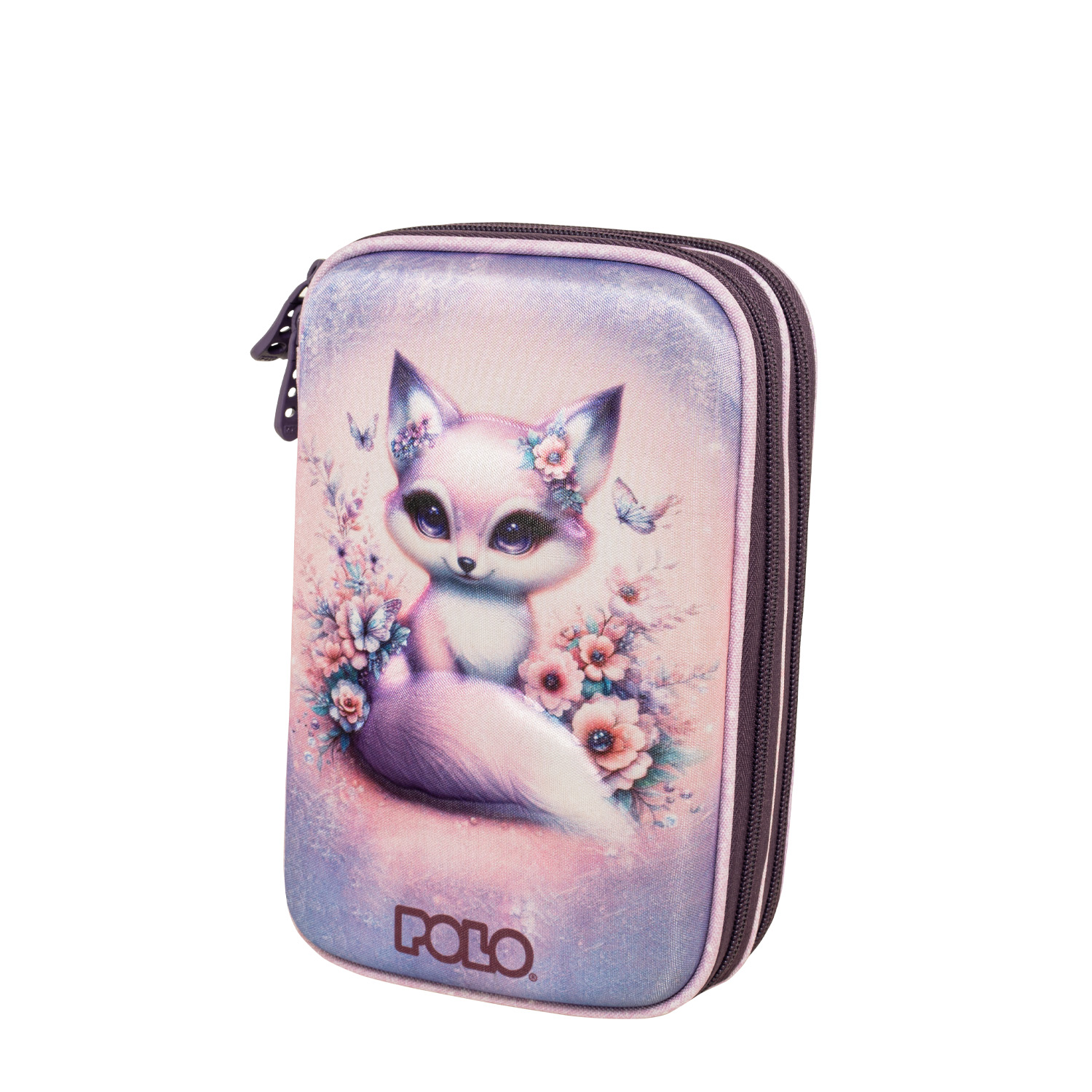 Polo - Κασετίνα Orbit Τριπλή, Cute Fox 9-37-056-8425