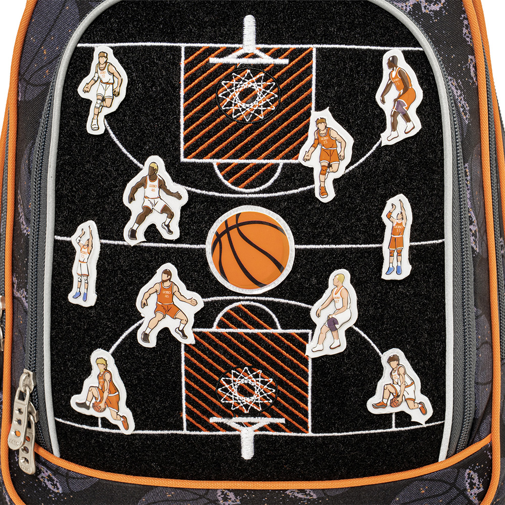 Polo - Σακίδιο Τρόλεϊ Orbit , Basketball Velcro 2026 9-65-056-8423 + Δώρο Διορθωτική Ταινία Edding