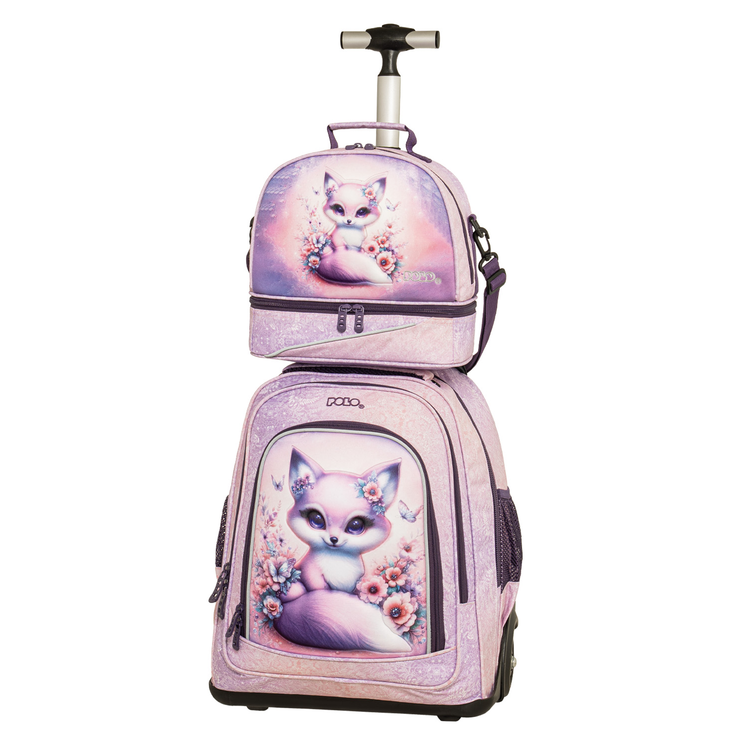Polo - Σακίδιο Τρόλεϊ Orbit, Cute Fox 2026 9-65-056-8425 + Δώρο Διορθωτική Ταινία Edding