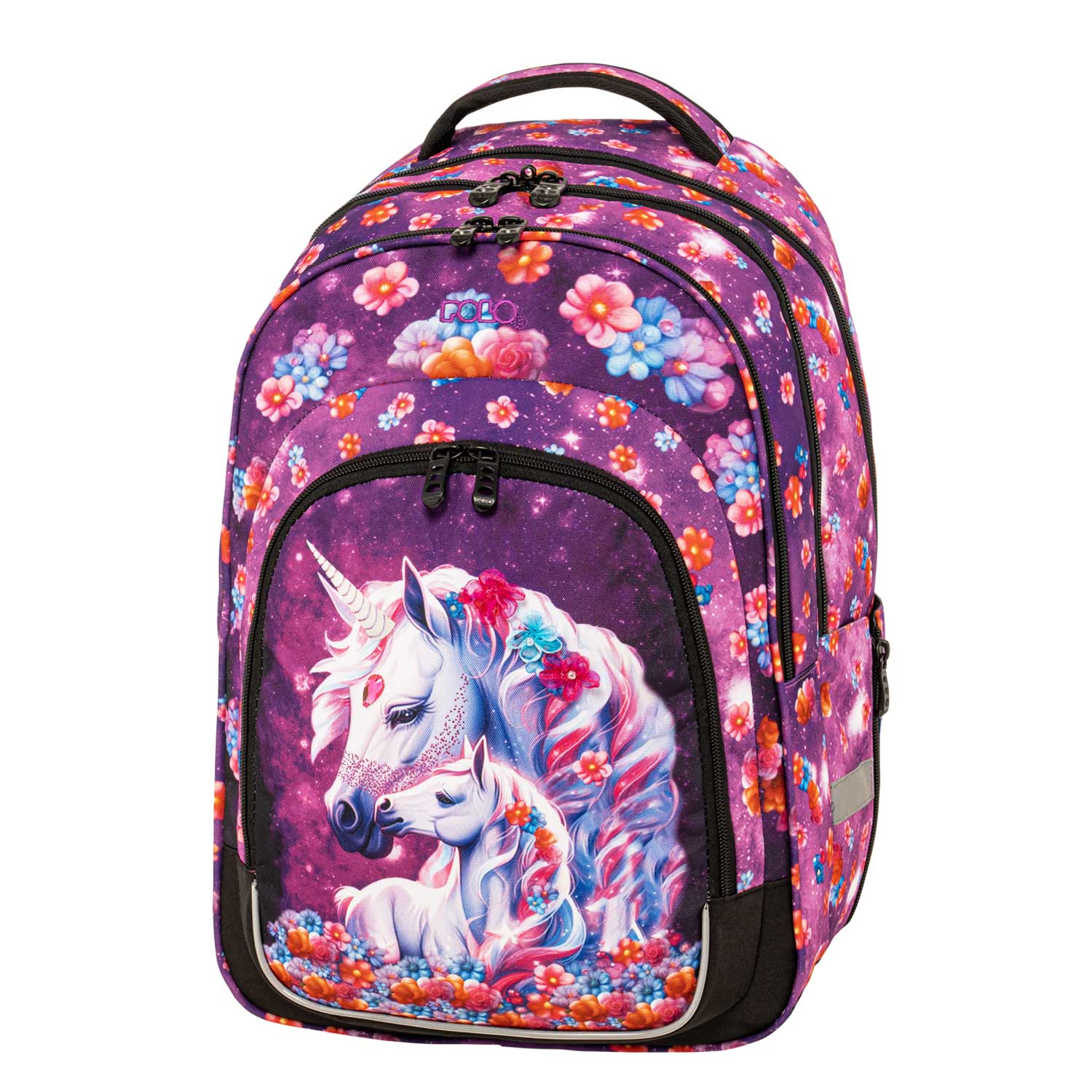 Polo - Σακίδιο Πλάτης Growl, Unicorn 2025 9-01-058-8360 + Δώρο Διορθωτική Ταινία Edding