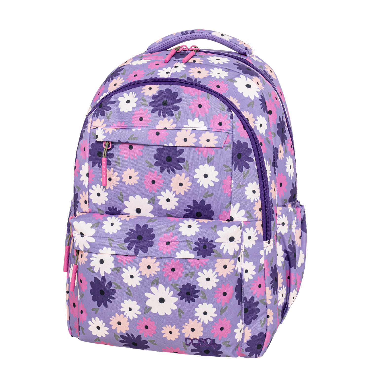 Polo - Σακίδιο Πλάτης Sparkle, Flowers 2026 9-01-061-8435 + Δώρο Διορθωτική Ταινία Edding