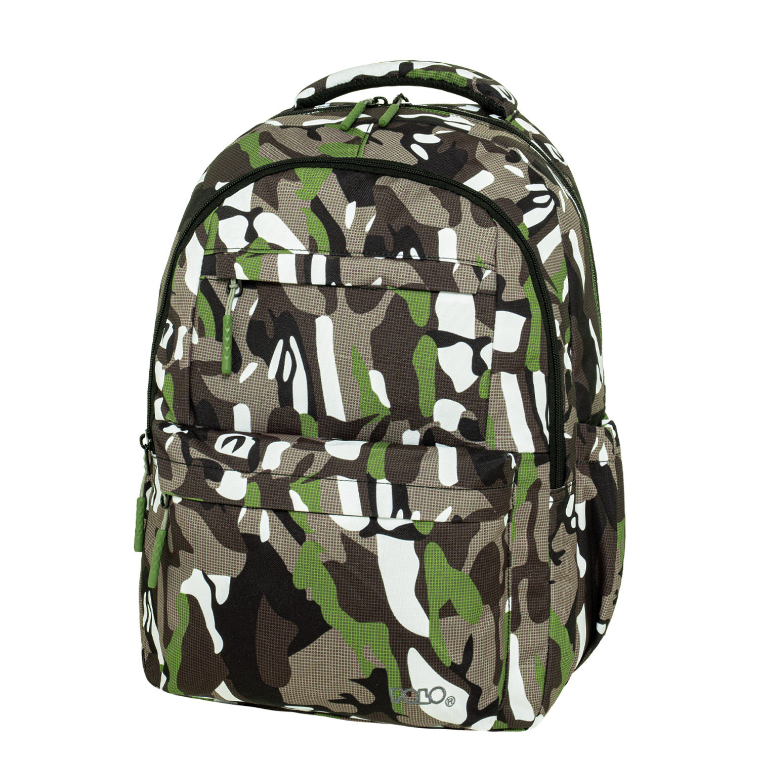Polo - Σακίδιο Πλάτης Sparkle, Multi Camo 2026 9-01-061-8437 + Δώρο Διορθωτική Ταινία Edding