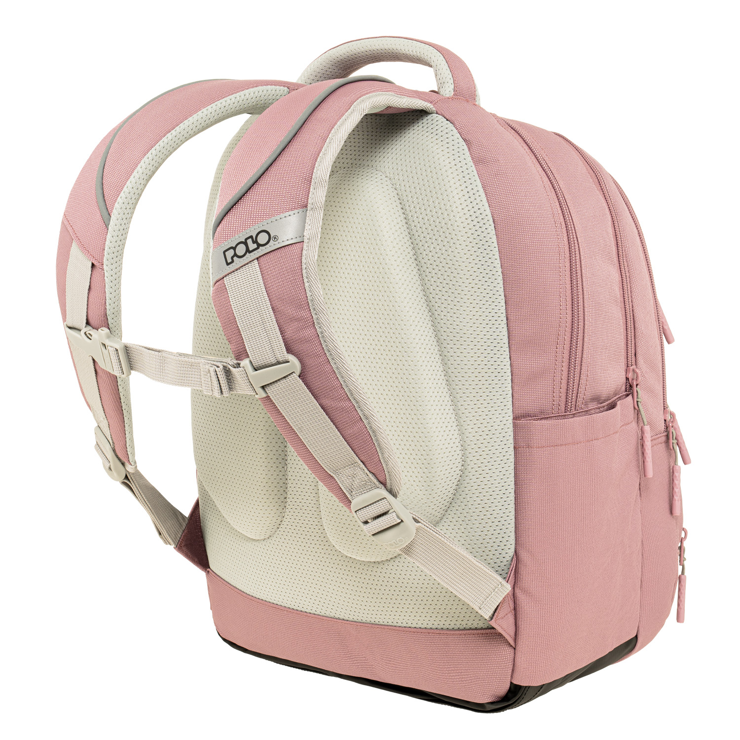 Polo - Σακίδιο Πλάτης Multi Pocket, Dusty Pink 2026 9-01-064-3919 + Δώρο Διορθωτική Ταινία Edding