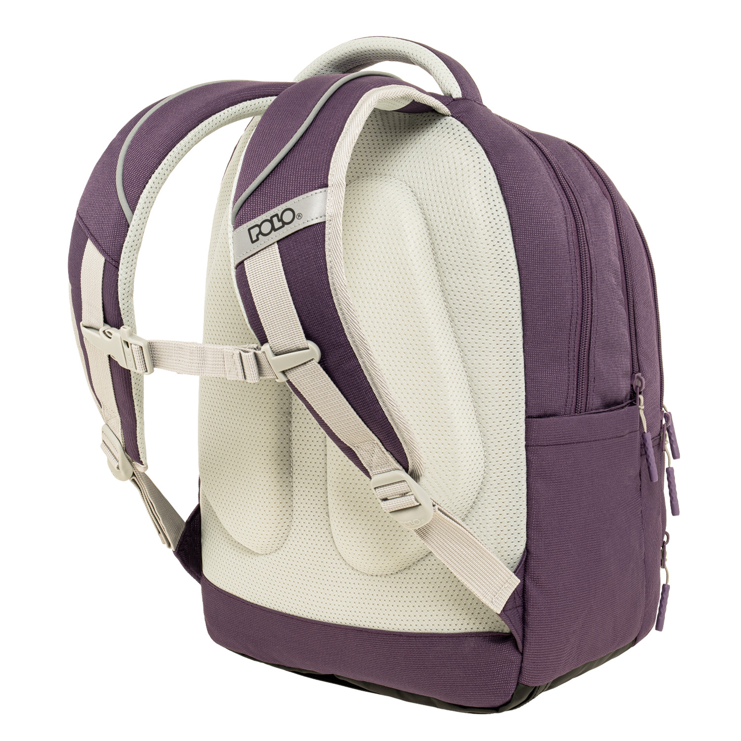 Polo - Σακίδιο Πλάτης Multi Pocket, Purple 2026 9-01-064-4700 + Δώρο Διορθωτική Ταινία Edding