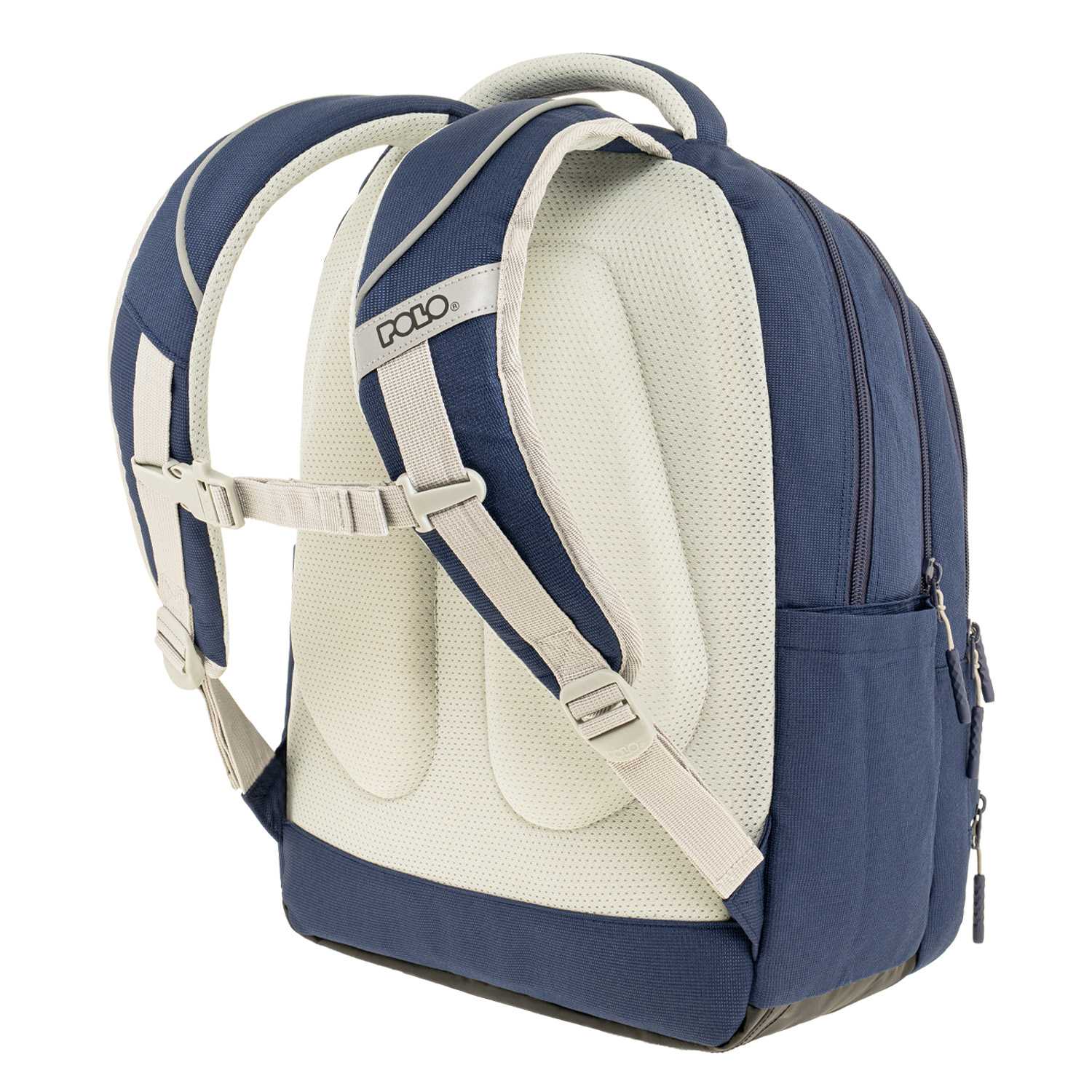 Polo - Σακίδιο Πλάτης Multi Pocket, Blue 2026 9-01-064-5000 + Δώρο Διορθωτική Ταινία Edding