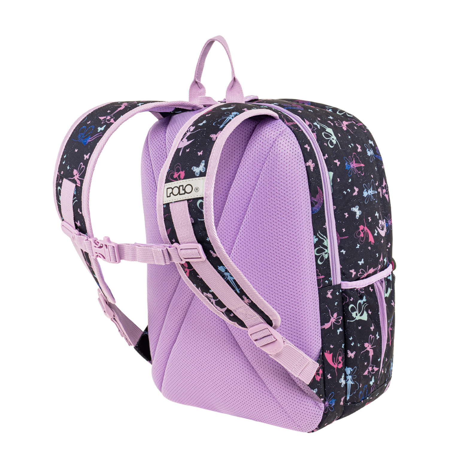 Polo - Σακίδιο Πλάτης Youngster, Fairy 2026 9-01-068-8441 + Δώρο Διορθωτική Ταινία Edding