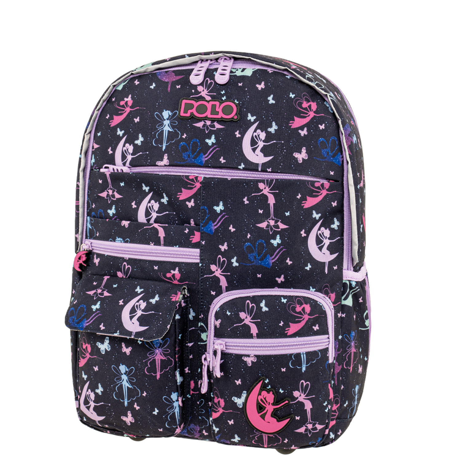 Polo - Σακίδιο Πλάτης Youngster, Fairy 2026 9-01-068-8441 + Δώρο Διορθωτική Ταινία Edding