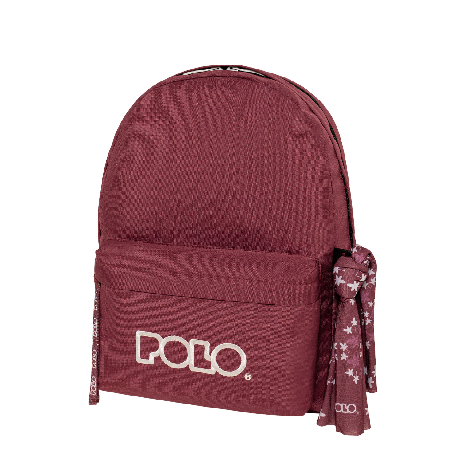 Polo – Original Double Σακίδιο Πλάτης Με Μαντήλι, Bordeaux-Ice 2026 9-01-235-3324 + Δώρο Διορθωτική Ταινία Edding