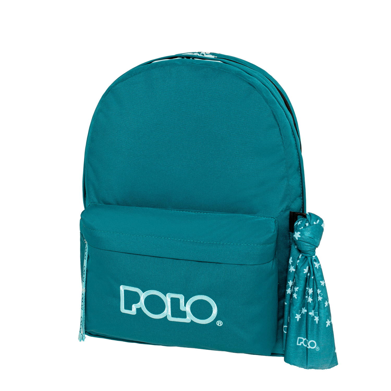 Polo – Original Double Σακίδιο Πλάτης Με Μαντήλι, Petrol-Air Blue 2026 9-01-235-5853 + Δώρο Διορθωτική Ταινία Edding