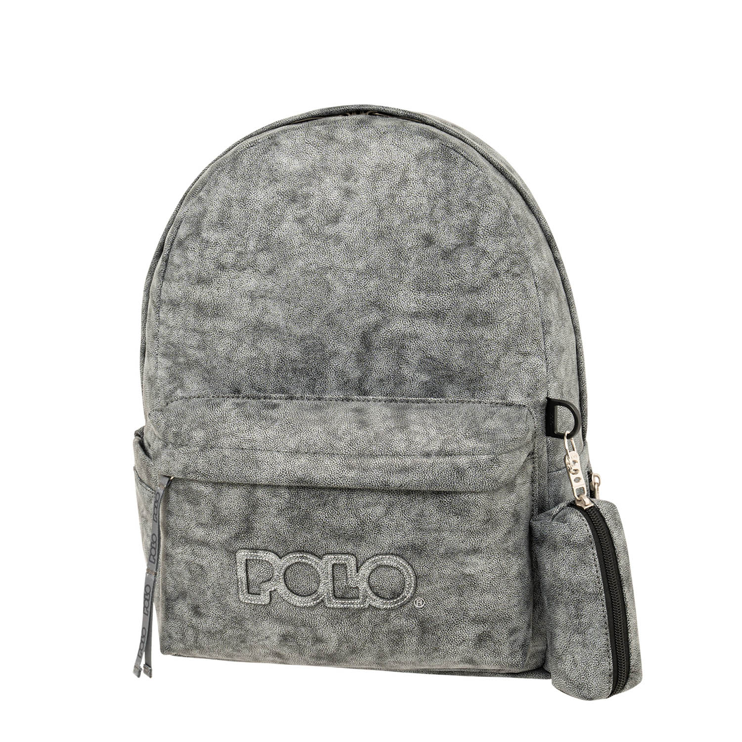 Polo - Σακίδιο Πλάτης Gecko, Grey 9-02-041-8327 + Δώρο Διορθωτική Ταινία Edding